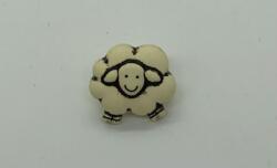 Plastikknap med får