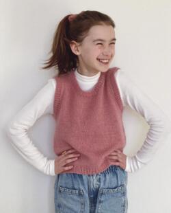 Stockholm Slipover Junior - PetiteKnit - 7-14 år