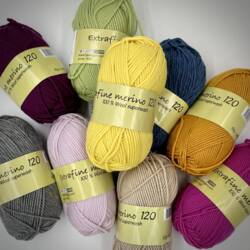 Extrafine merino 120 fra Hjertegarn