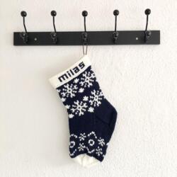 Opskrift til julesok med snefnug i Lima fra Hjertegarn