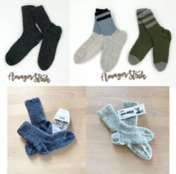 Opskrift til Ribstrømper fra str. 26 - 39