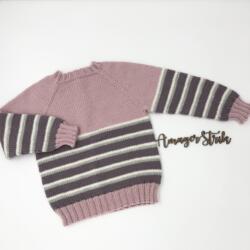 Opskrift til Rille sweater i Extrafine merino 120