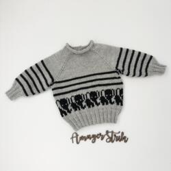 Opskrift til Elefantblusen i Extrafine merino 120