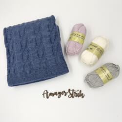 Tristans tæppe i Extrafine merino 120