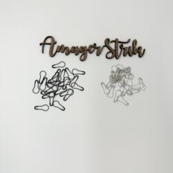 Metal sikkerhedsnåle/maskemarkører