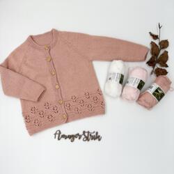 Strikkekits til Noras cardigan i Blend Bamboo