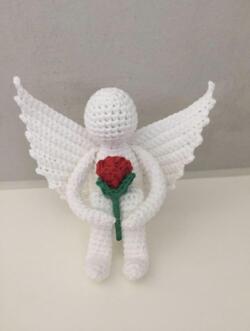 Opskrift til ny vinge og rose til Annette Heintze Engle