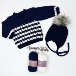 Opskrift til Nordisk sweater og djævlehue i Merino Cotton