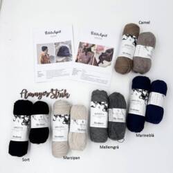 Kombi strikkekits til Olsohuen og Sophie Scarf