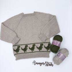 Opskrift til Dino sweater i Merino Cotton