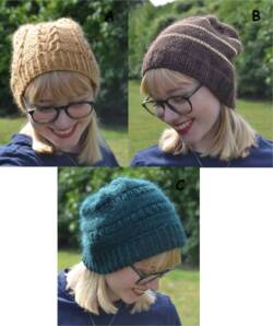 Opskrifter til 3 stk huer