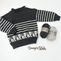 Opskrift til Elefantblusen junior i Extrafine merino 90