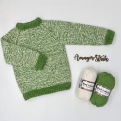 Opskrift til Jamie's sweater til babyer og børn i Blød Bomuld