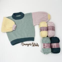 Opskrift til Farvelade sweater i Merino Cotton