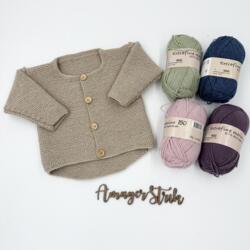 Strikkekits til Basic trøje i Extrafine merino 150