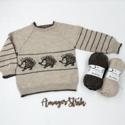 Opskrift til Pindsvin sweater i Anina