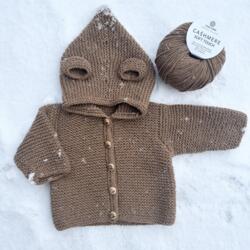 Strikkekits til Bamsetrøje i Cashmere soft touch