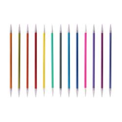 Knit Pro Zing letmetal strømpepinde i forskellige farver