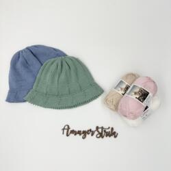 Opskrift på bøllehat til piger og drenge i Alicante Cotton