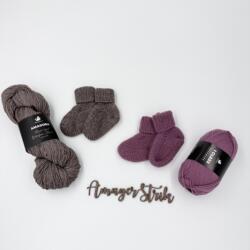 Opskrift til Retstrikket Babysokker