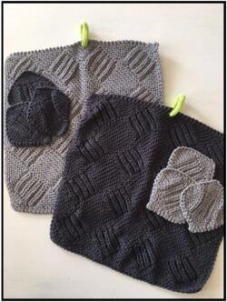 Opskrift til Vatrondeller og gæstehåndklæder i Cotton nr. 8