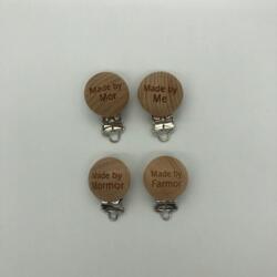 Træclips med made by