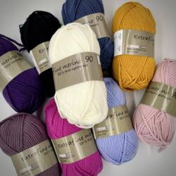 Extrafine merino 90 fra Hjertegarn
