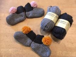 Opskrift til Pompon sokker i Extrafine merino 120