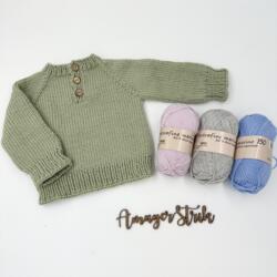 Opskrift til Mælkedrenge Sweater i Extrafine merino 150