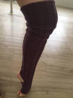 Opskrift til Yoga benvarmere i Ragg strømpegarn