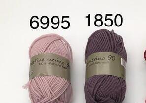 Strikkekits til Ugle luk-øje sweater junior i Extrafine merino 90