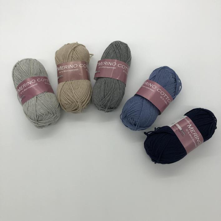 Strikkekits til Matheo´s snoningstrøje i Merino Cotton