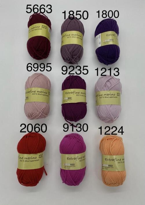 Strikkekits til Skovvesten i Extrafine Merino 120
