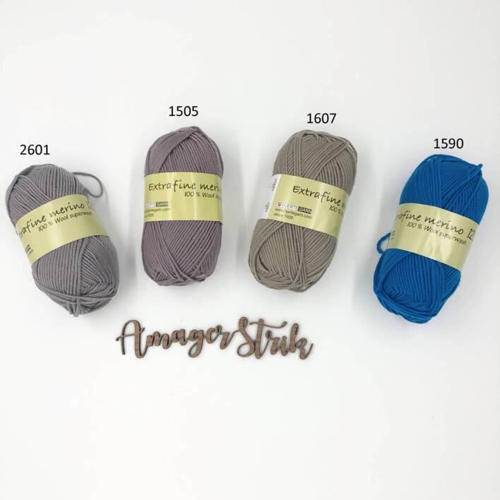 Strikkekits til Skovvesten i Extrafine Merino 120