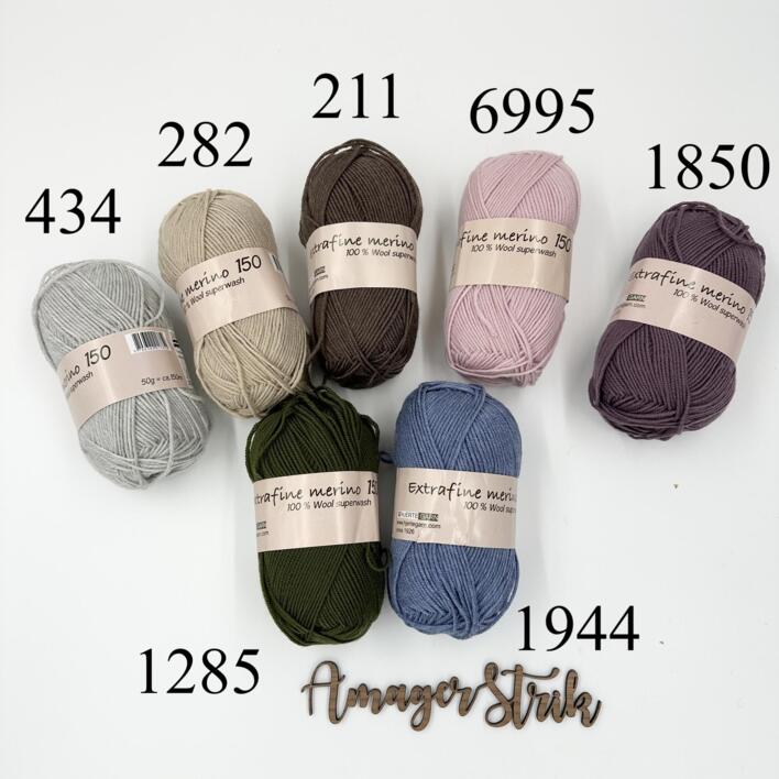Strikkekits til Skovtrøjen i Extrafine merino 150