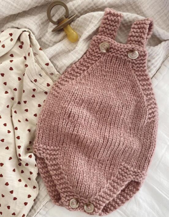 Lillebrors Romper - PetiteKnit - 0-24 mdr
