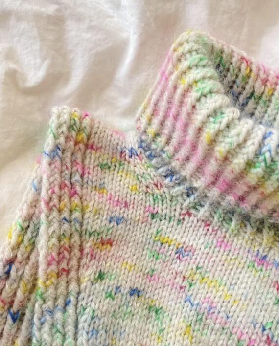 Terrazzo Neck Junior - PetiteKnit - Str. Onesize