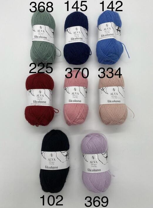 Strikkekits til Penny Gloves fra Petiteknit i Alva fra Filcolana