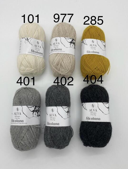 Strikkekits til Penny Gloves fra Petiteknit i Alva fra Filcolana