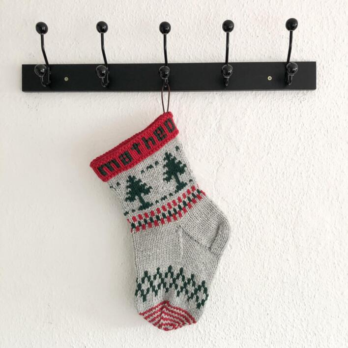 Opskrift til julesok med juletræer i Lima fra Hjertegarn