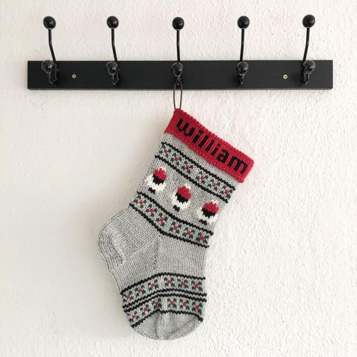 Opskrift til julesok med får i Lima fra Hjertegarn