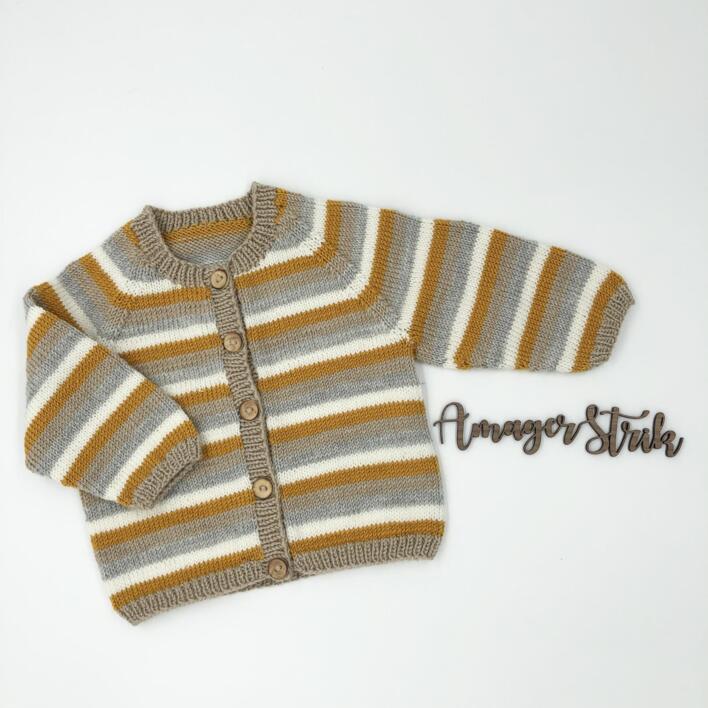 Opskrift til Rille cardigan i Extrafine merino 150