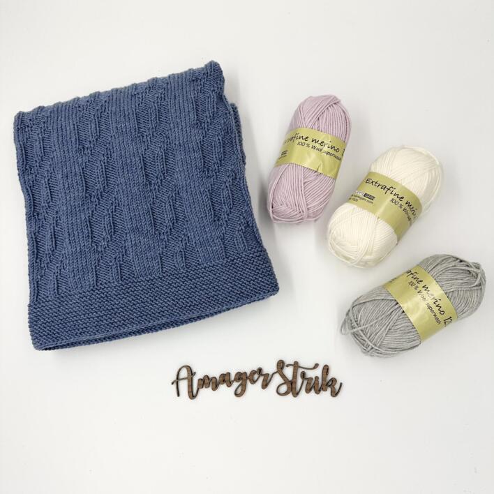 Tristans tæppe i Extrafine merino 120