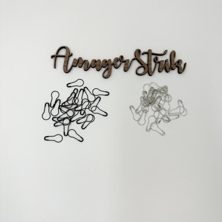 Metal sikkerhedsnåle/maskemarkører