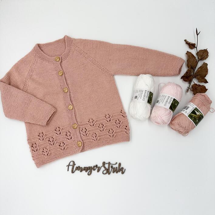 Opskrift til Noras cardigan i Blend Bamboo