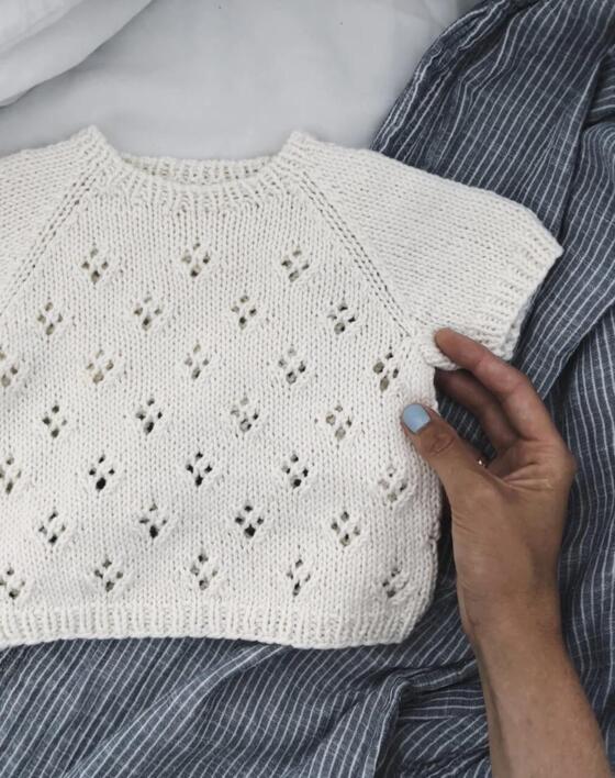 Rigmors Sommerbluse - PetiteKnit