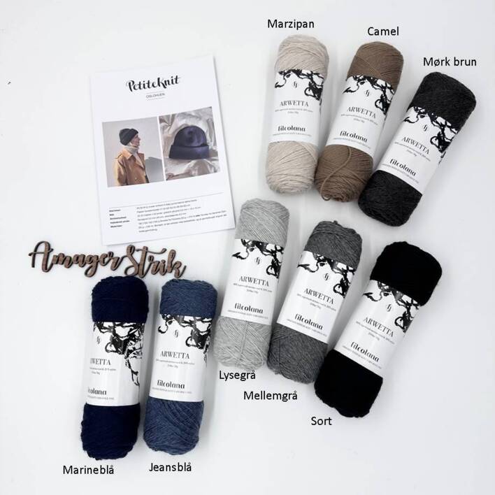 Strikkekits til Oslohuen i Arwetta