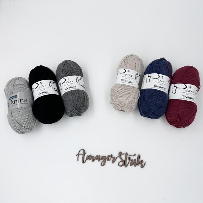 Strikkekits til Pippi blusen til voksne i Anina