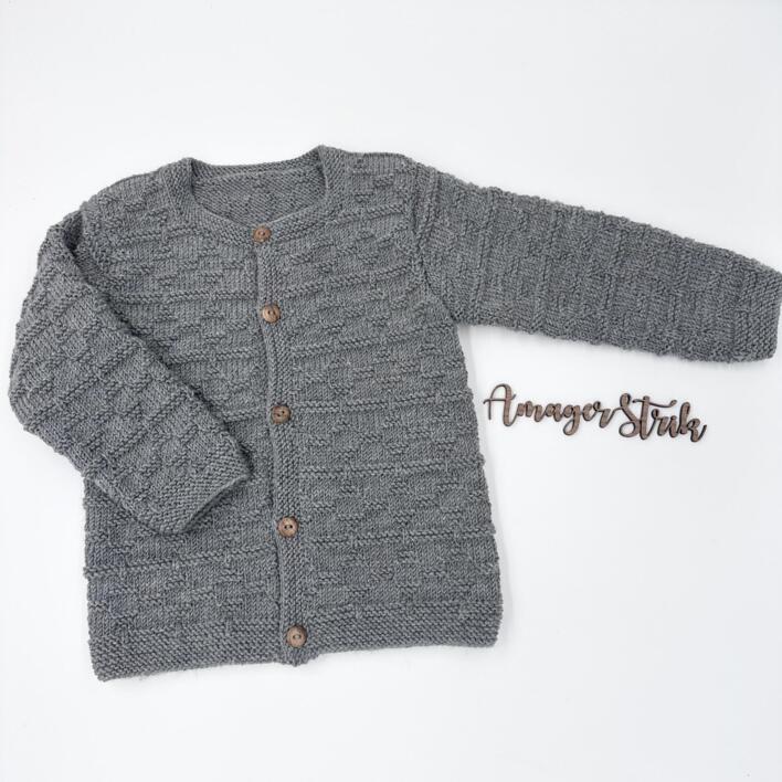 Strikkekits til Williams trøje junior i Extrafine merino 120