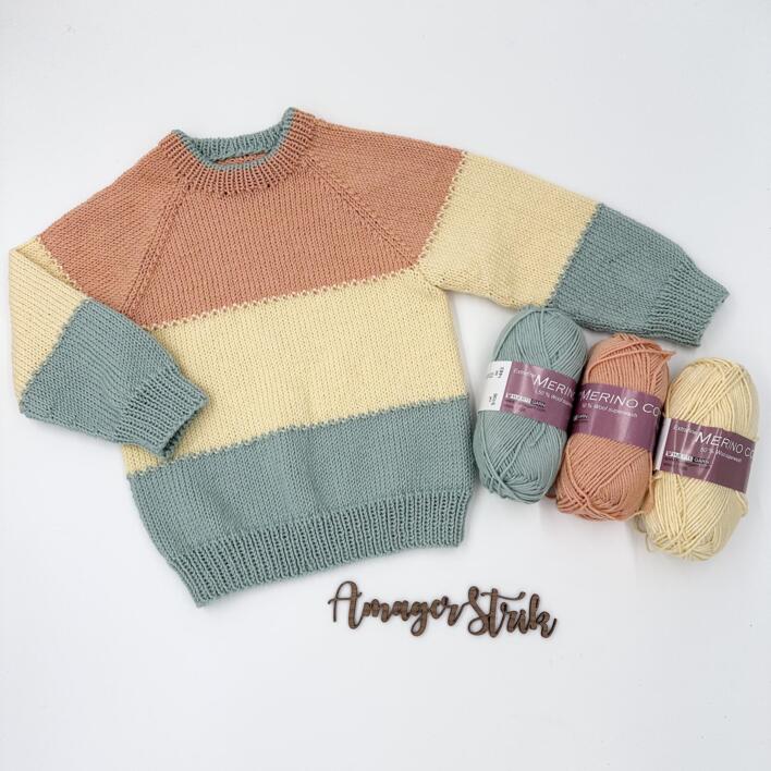Strikkekits til Billie's sweater i Merino Cotton